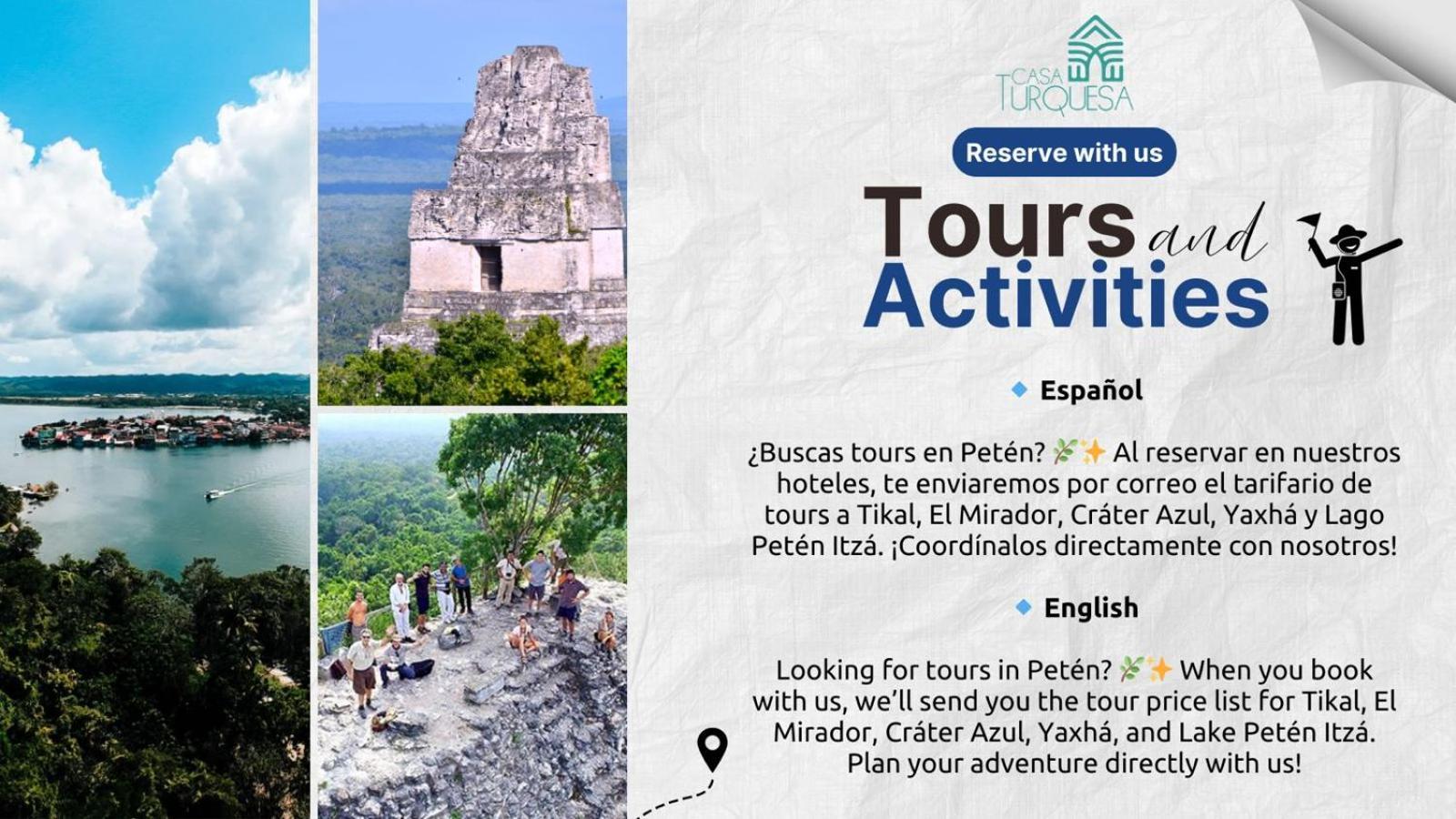 Hotel Casa Turquesa Флорес Екстер'єр фото